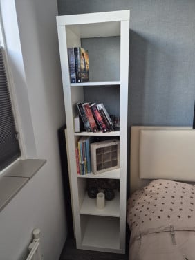 Ikea blokkenkast wit
