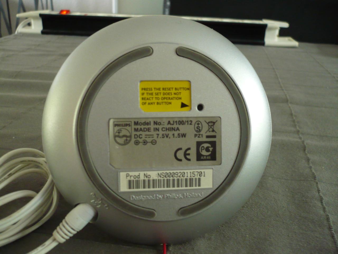 Vintage Philips klokradio-goed werkend