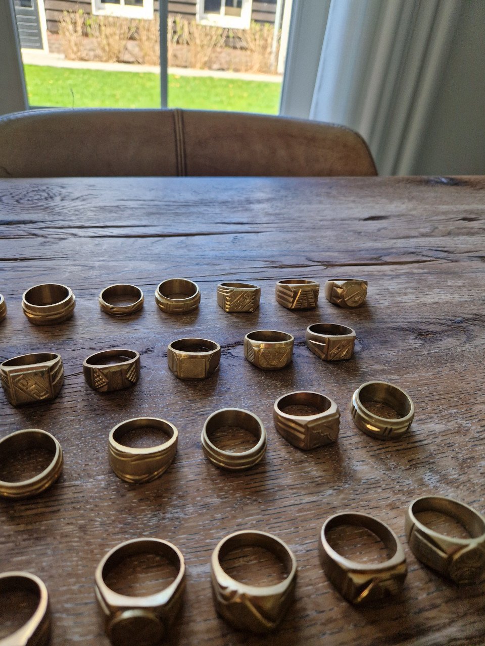 Partij ringen 41 stuks NIEUW
