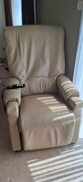 Lederen elektrische relax zetel