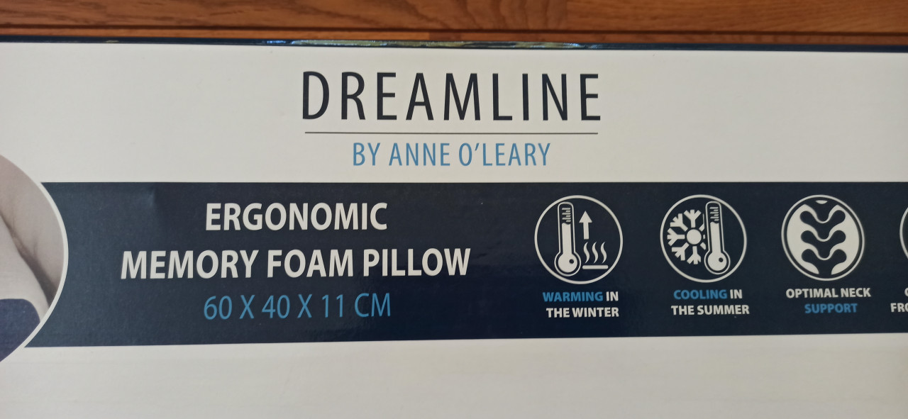 Dreamline Traagschuim kussen - Hoofdkussen - zo goed als nieuw
