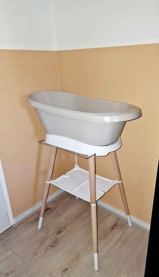 Bébé-Jou Sense Babybad + Badstandaard Taupe