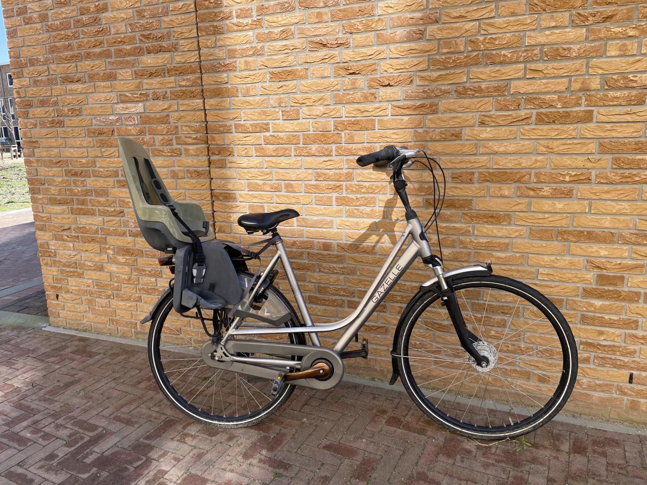 Gazelle fiets / dames- en moederfiets kinderstoeltje