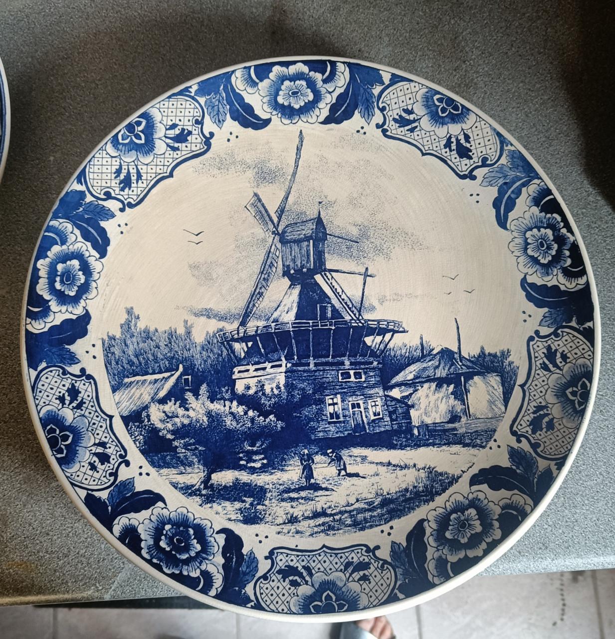 6 Delfts blauwe borden