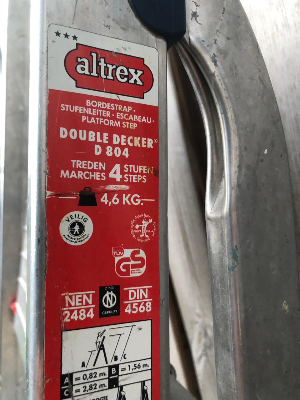 Altrex Double Decker D 804 Trap - 4 treden