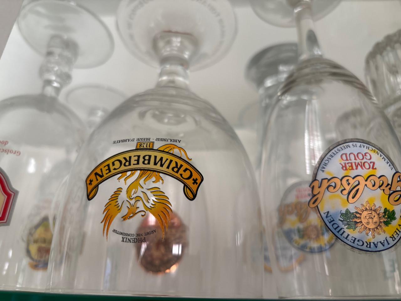 Gratis bierglazen/diverse maten