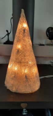Kerst boompje met lichtjes
