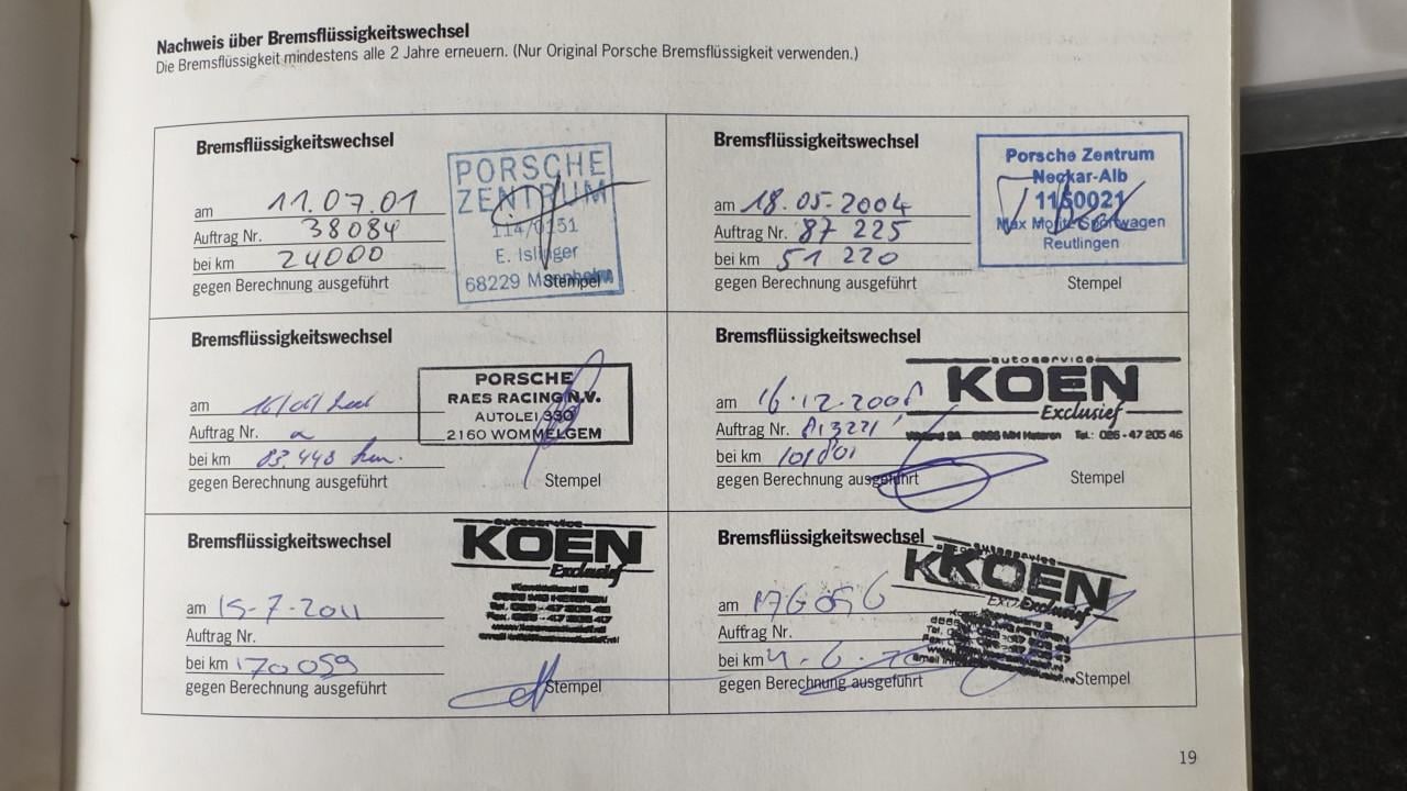 Porsche 996 cabriolet  3.4 tiptronic bj. 1999 met gereviseerde motor, bak