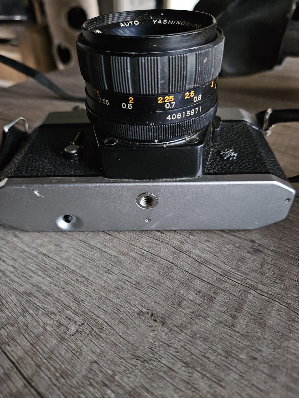 Vintage Yashica analoge spiegelreflex camera TL electro 35mm