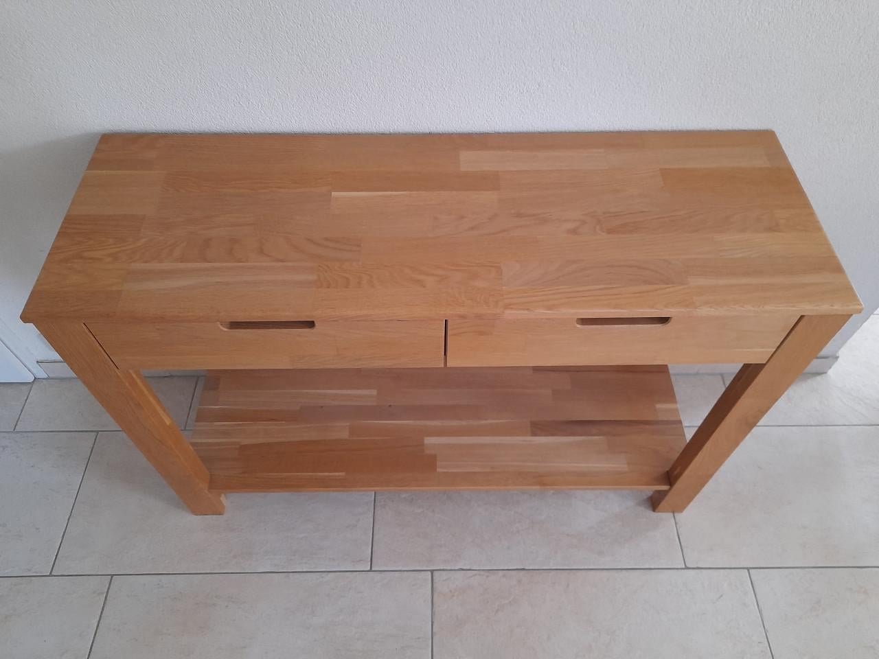 Mooie Side table  110 x 37 x 75H ( in goede nette staat)