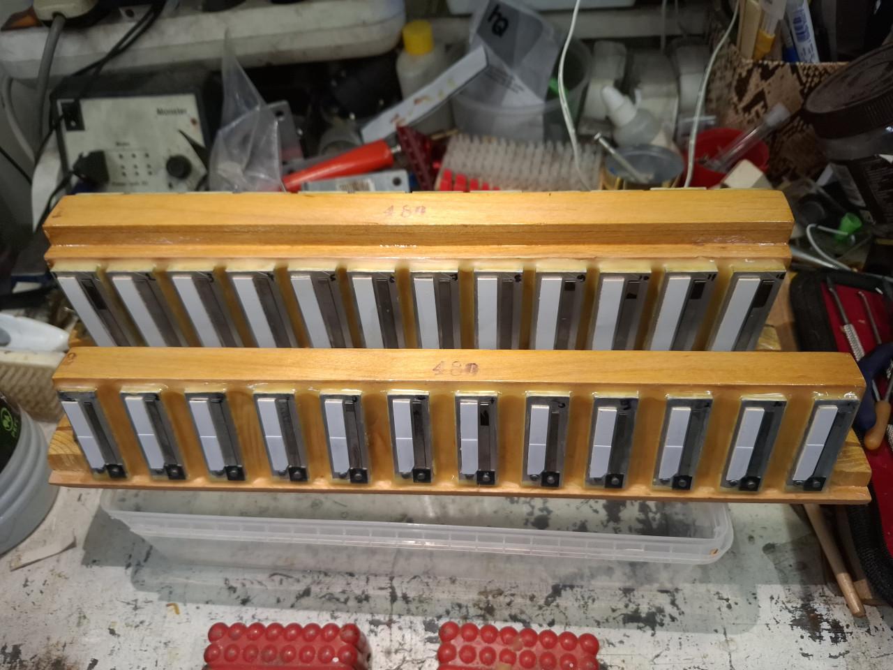 Accordeon Ballone Burini Waaier klavier