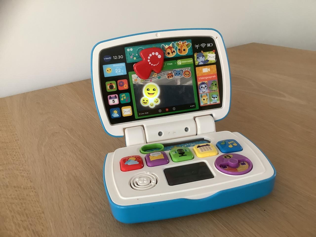 V Tech 1e Interactieve Laptop, met geluid en bewegende beelden