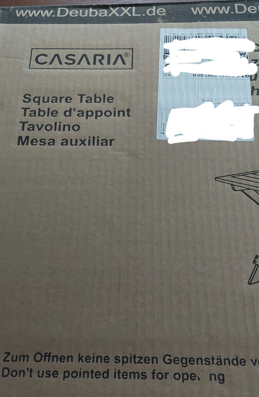 Bijzettafel of tuintafel acacia hout. NIEUW!
