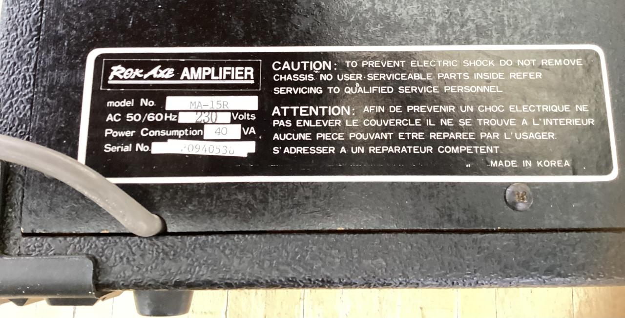 Gitaarversterker Rok Axe