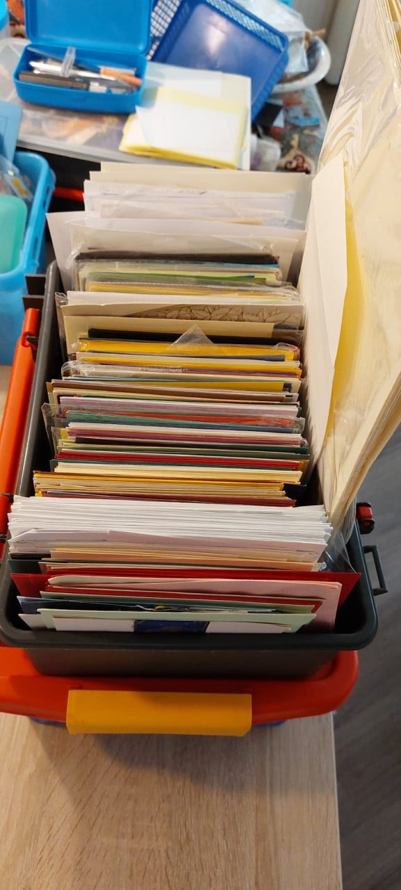 3D knipvellen, stickers, karton, enveloppen, etc
