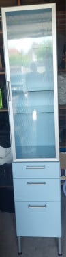 Badkamerkast Ikea licht blauw