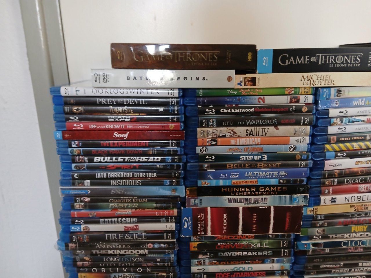 Blu ray partij 186 stuks