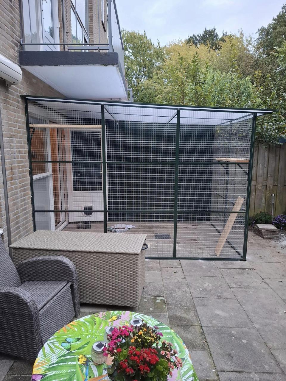 Aluminium kattenrennen/verblijven..........