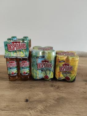 Diverse verpakkingen Desperados bier