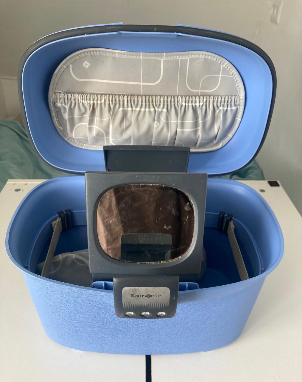 Beautycase Samsonite blauw