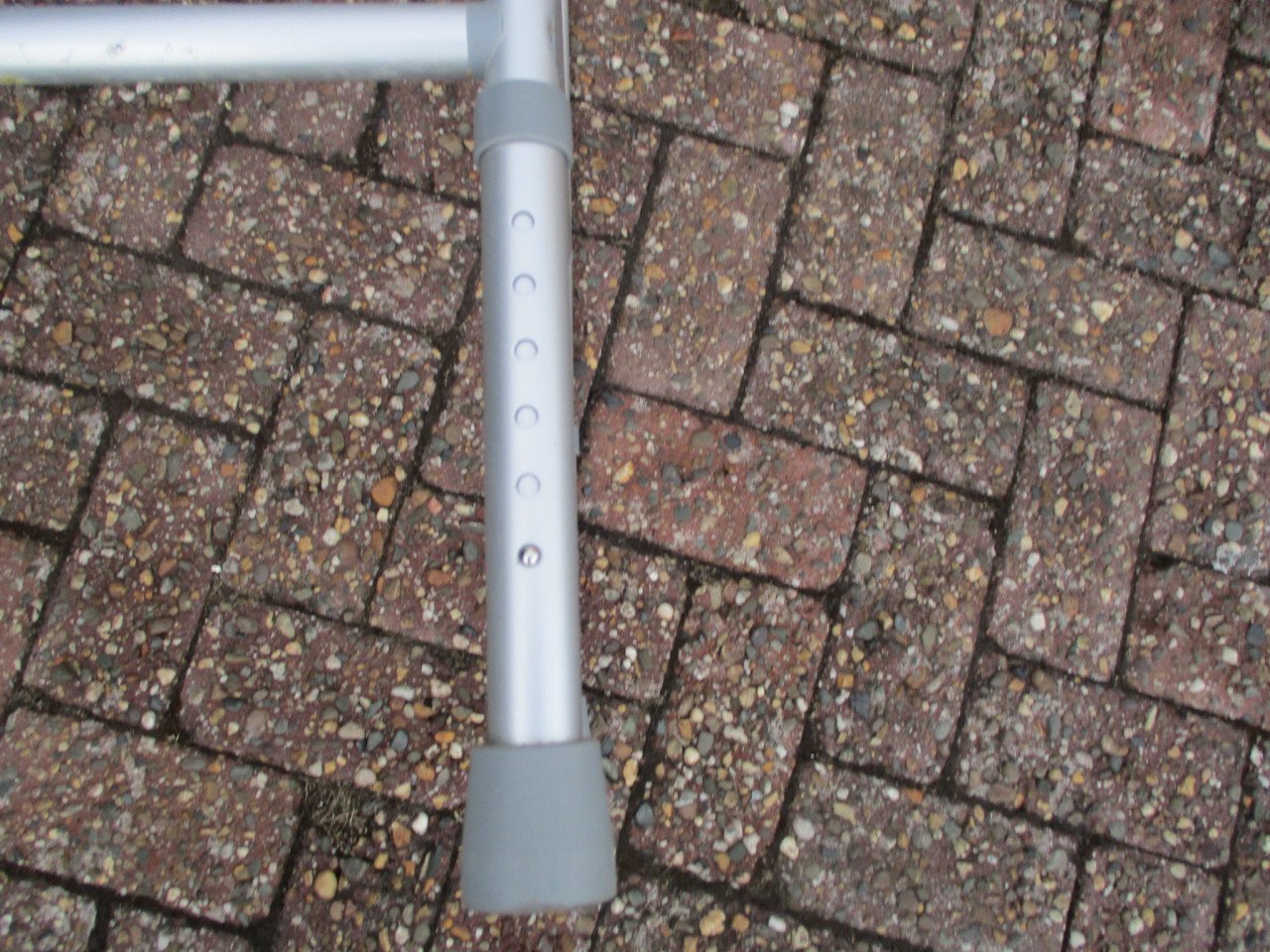 Zgan aluminium looprek in hoogte instelbaar