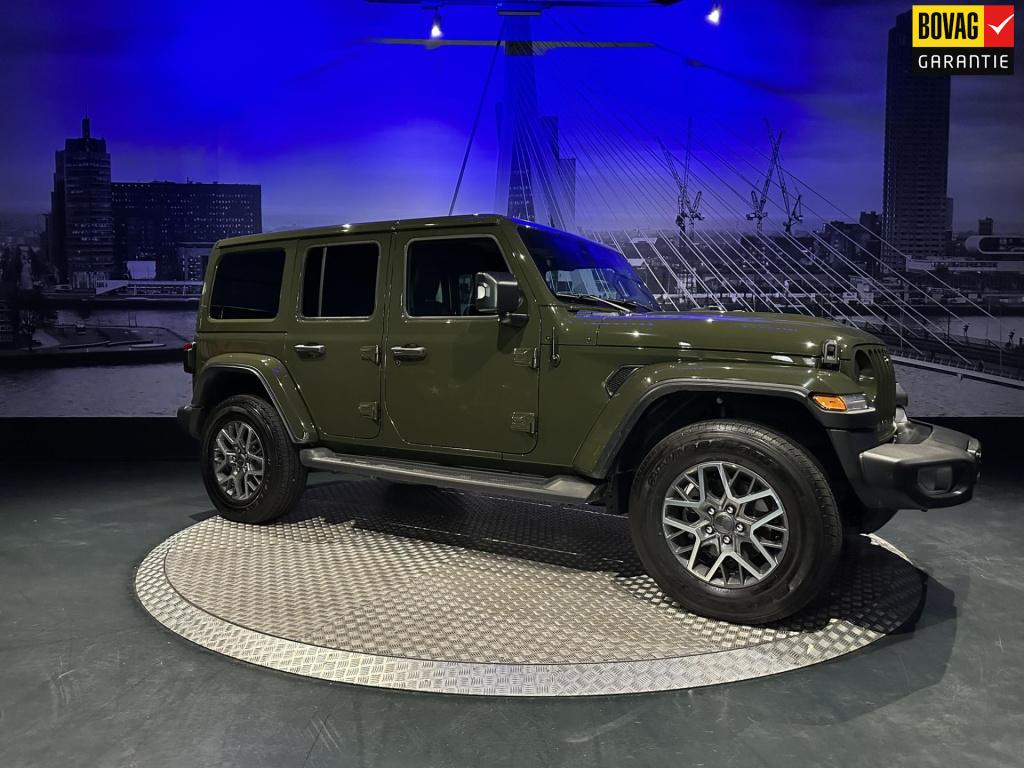 Jeep Wrangler unlimited 4xe 380 sahara *acc*camera*leer*sarge green clear c