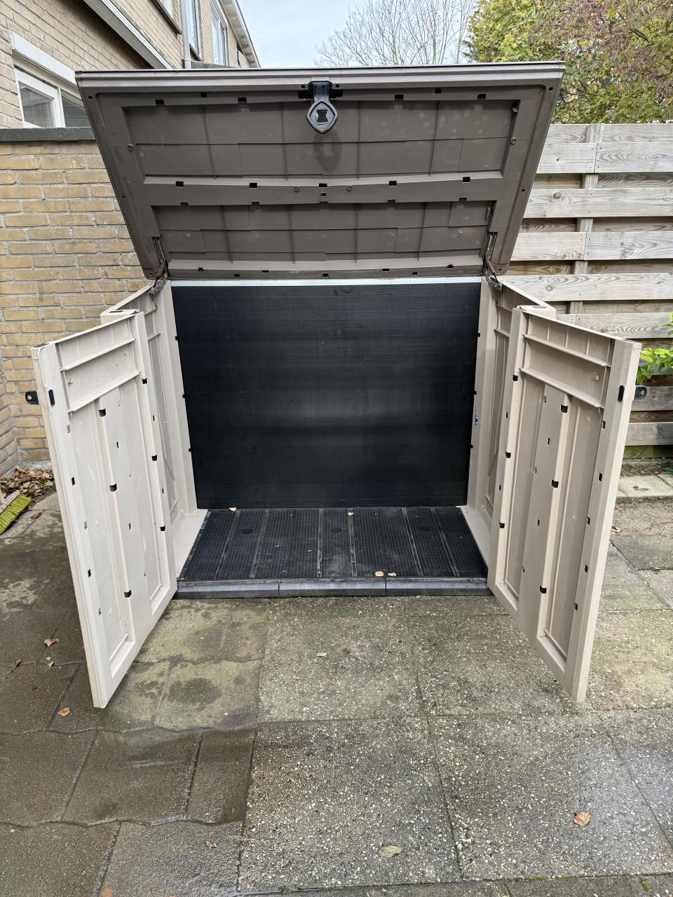 Keter opbergkast/kussenbak B161xH120xD90cm