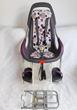 Qibble fietsstoeltje / achterzitje (met bagagedrager adapter!)