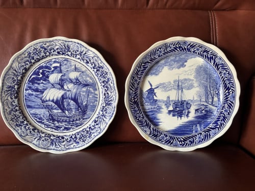 Delfts blauwe borden - 31 cm