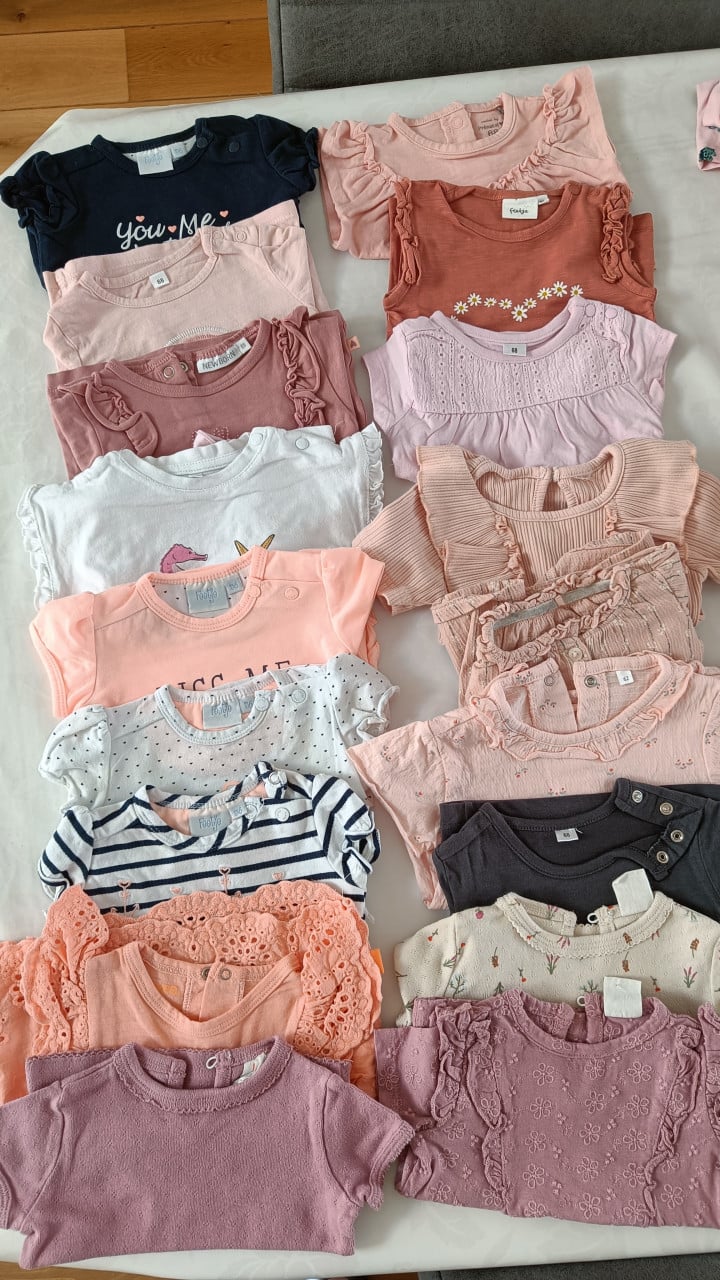 62 delig Meisjes kledingpakket maat 56-62-68