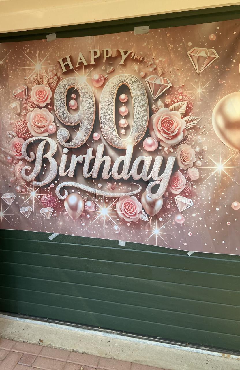 Versiering 90ste verjaardag