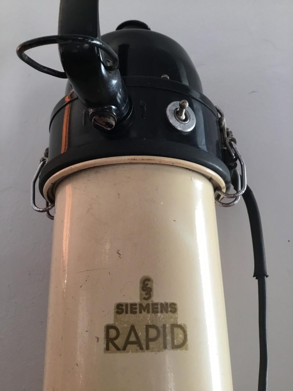 SIEMENS RAPID steelstofzuiger, 1e helft vorige eeuw