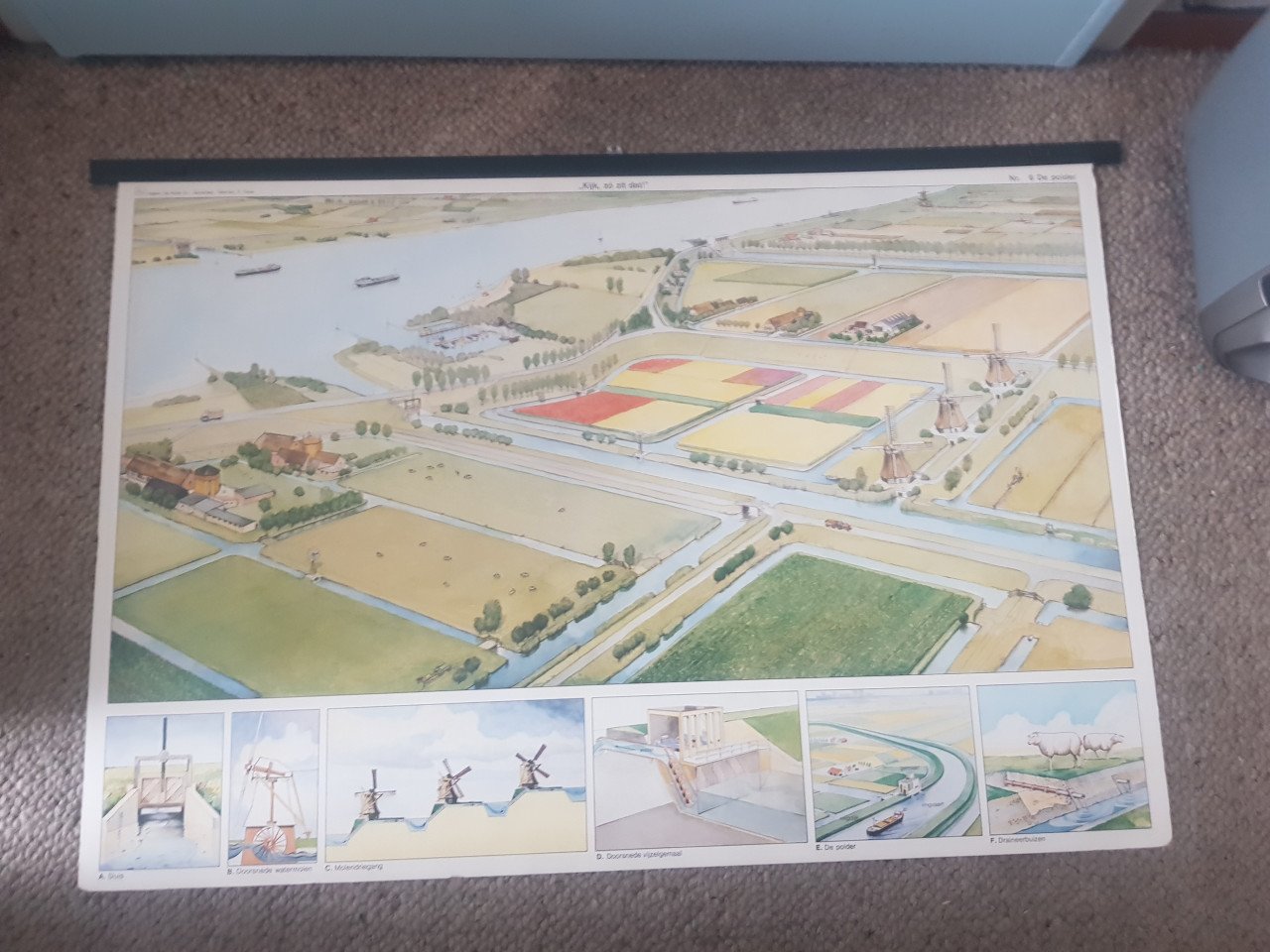 3 koffers met schoolplaten