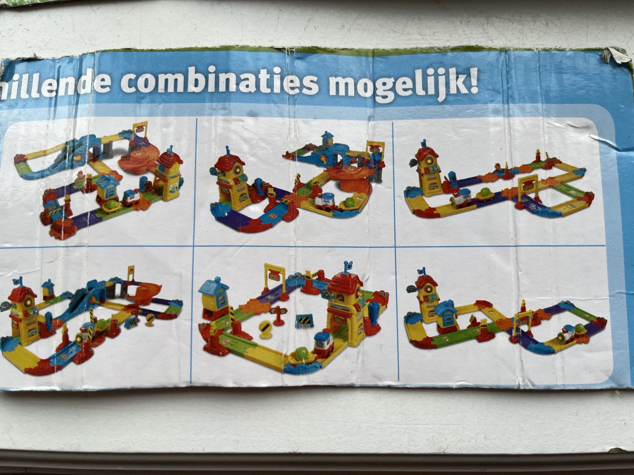 Toet toet trein set + uitbreidingsset.
