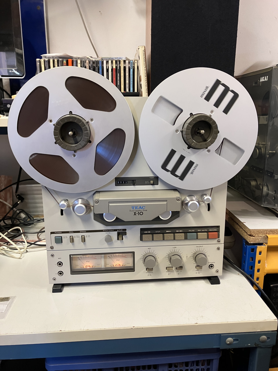 Teac X-10 3 koppen dual capstan groot onderhoud garantie zeer mooie staat