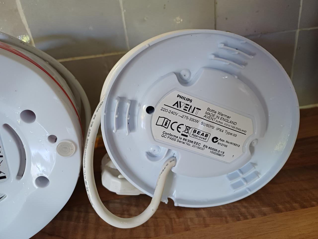 Flessen warmers / flessenwarmers
