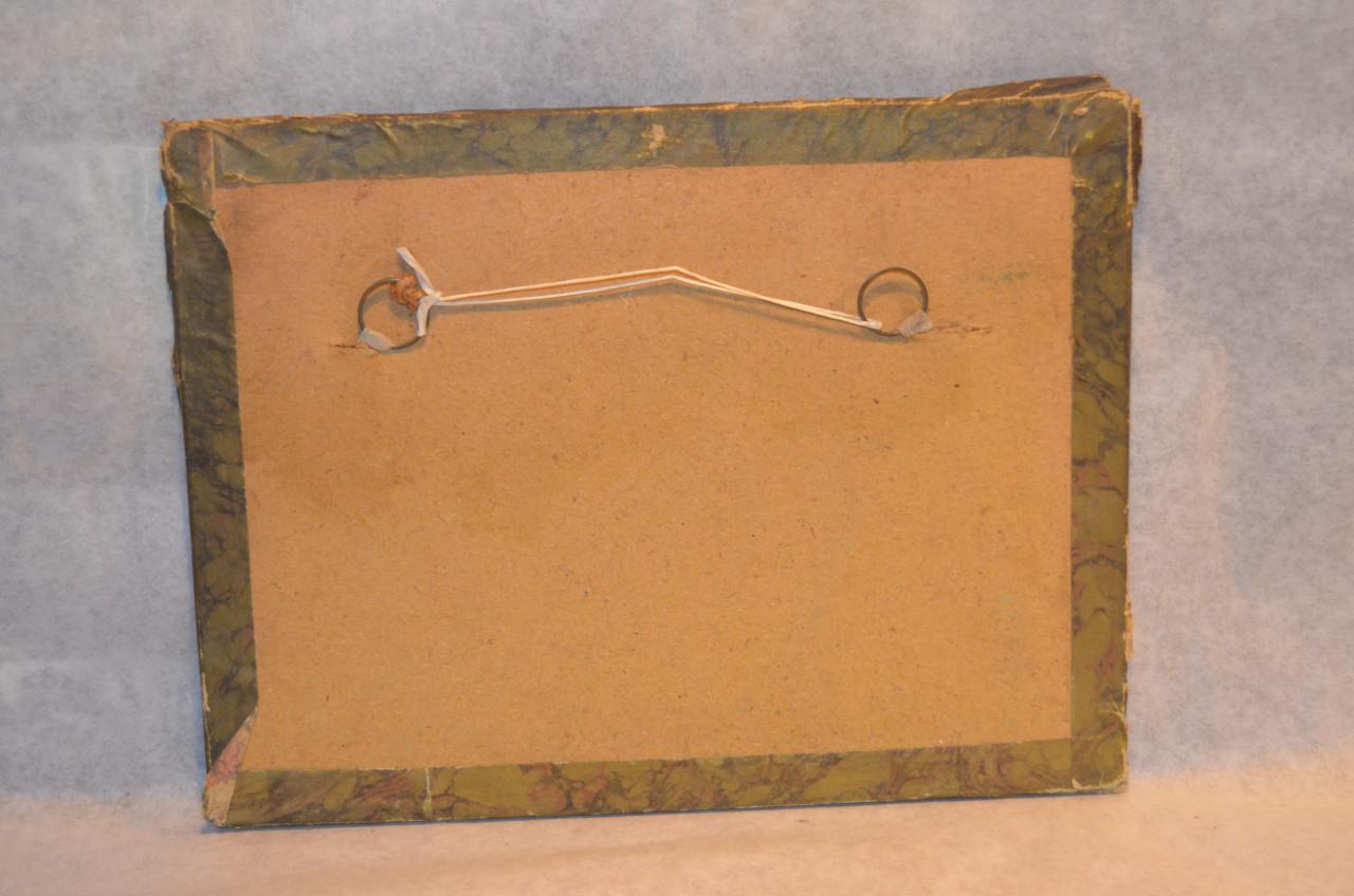 4 Etsjes gesign. ' E. Laun ' (?) dorps / stadsgezichten