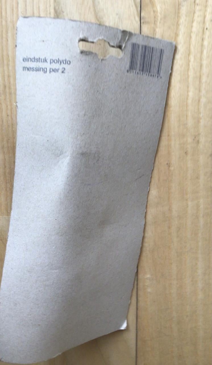 Avenue eindstop trapleuning messing gelakt