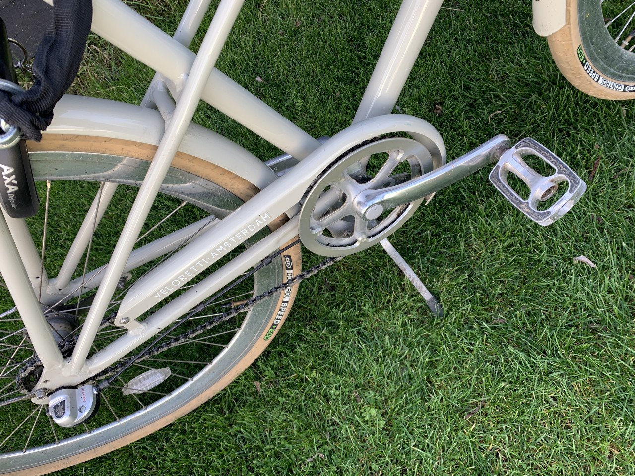 Veloretti fiets cafe racer pebble grey