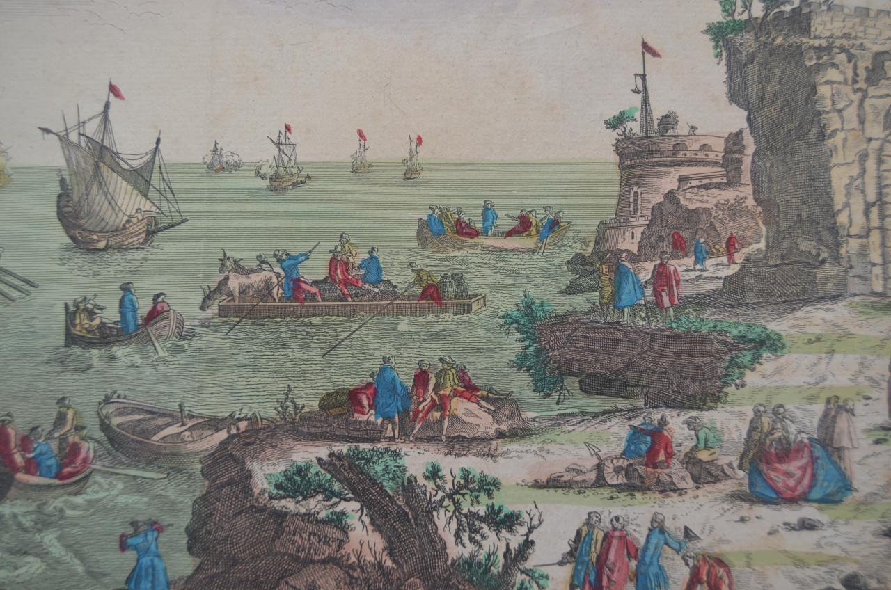 Parijse Opticaprent 18e eeuws.