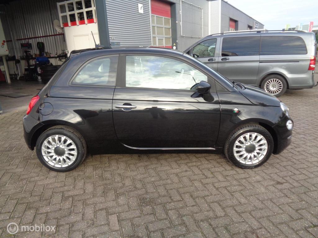 Fiat 500 1.0 hybrid lounge/big navi/carplay/dab/airco/cruise/lm velgen/1st 