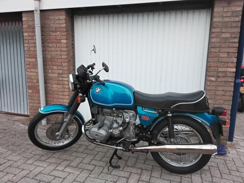 BMW  R 100/7 blauwe motorfiets