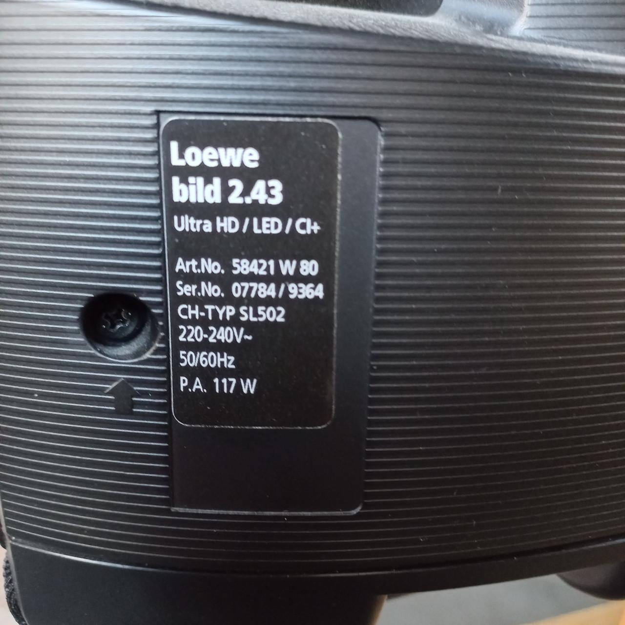 TV Loewe bild 2.43 black 58421W80