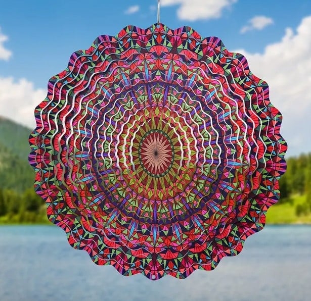 Kleurrijke 3D windspinner (#1)