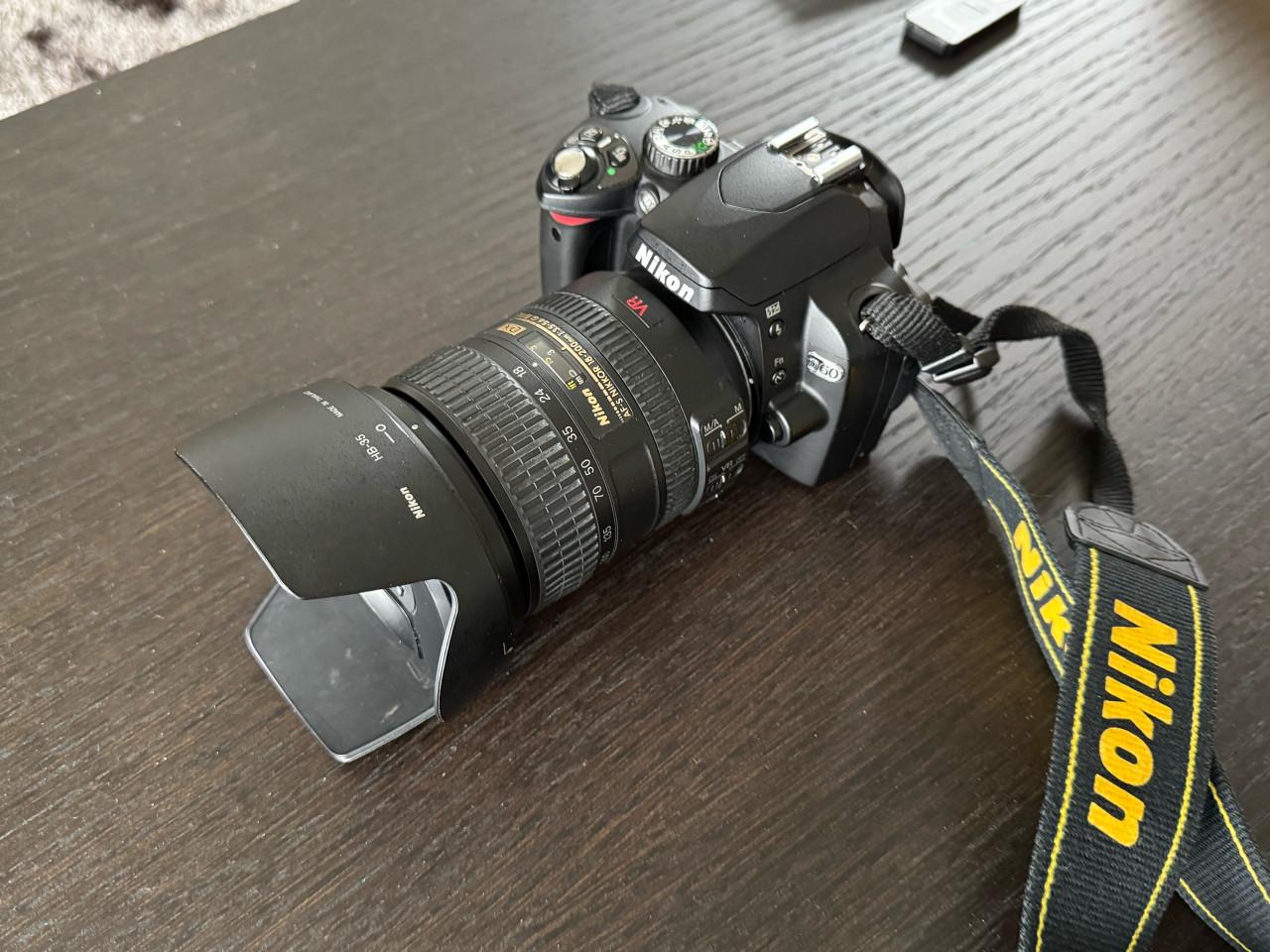 Nikon D60 spiegelreflexcamera