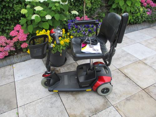 Zgan Pride GOGO Avantgarde opvouwbare 3wiel scootmobiel met luchtbanden