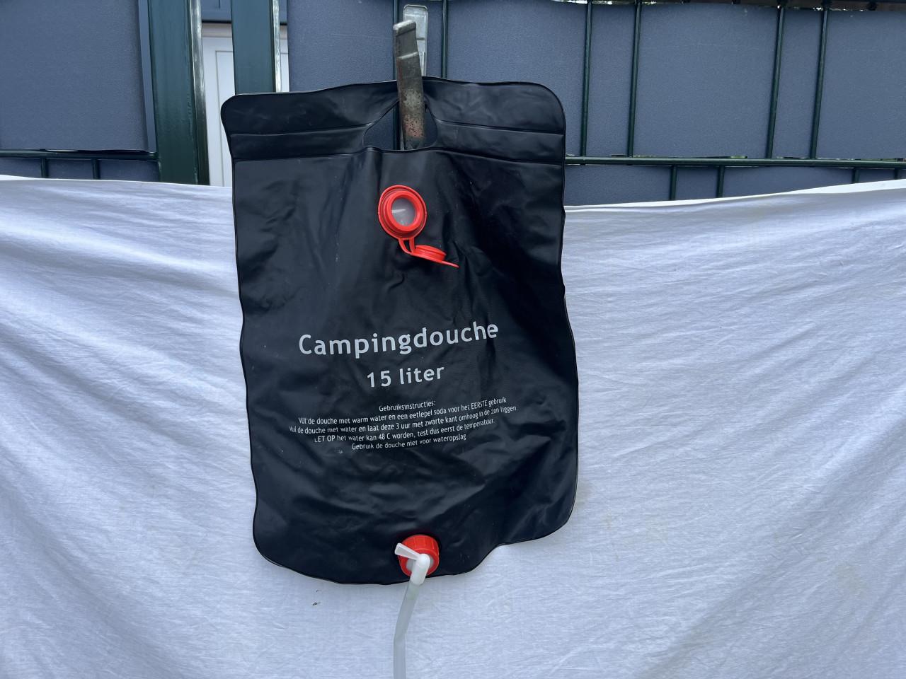 Camping douche zak 15 liter