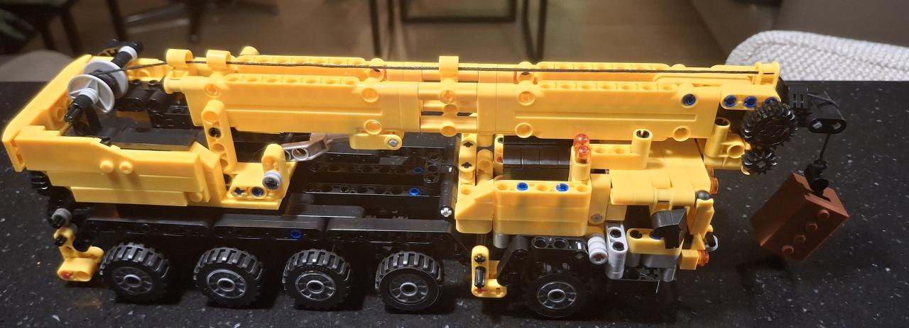 Bulldozer en Telescoopkraan Lego (imitatie)