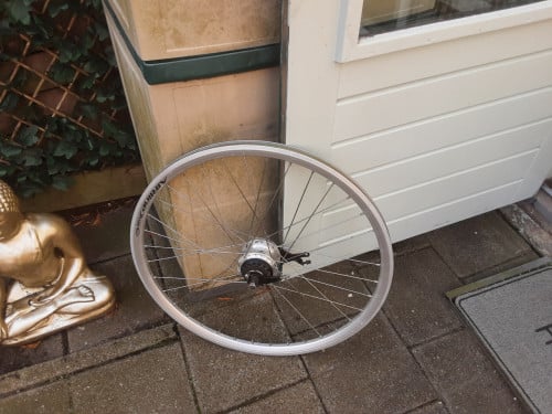Gazelle 28 inch nexus achterwiel, 7 speed,rollerbrake rem