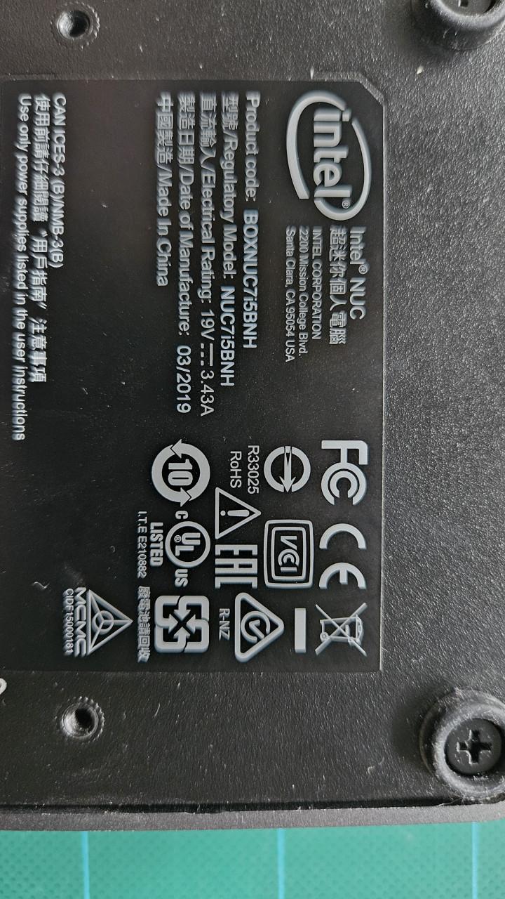 Domotica, Intel NUC7 i5, zeer geschikt voor o.a. HomeAssistant